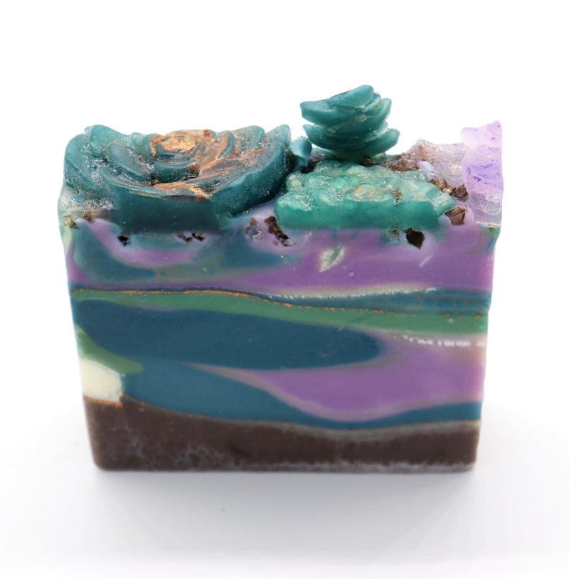 Artisan Soap Bar- Succulent Garden Soap Tall bar