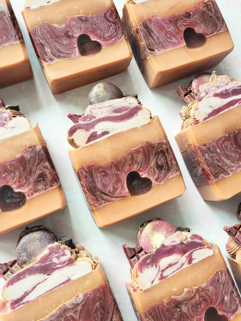 Artisan Soap Bar- Strawberry Latte Cake Soap